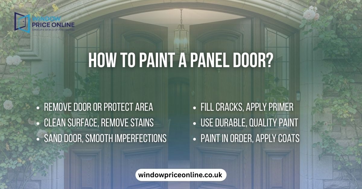 How To Paint A Panel Door