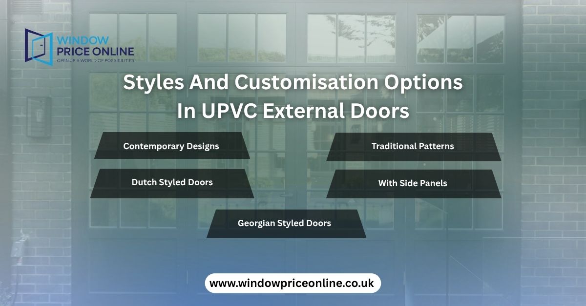Styles And Customisation Options In UPVC External Doors