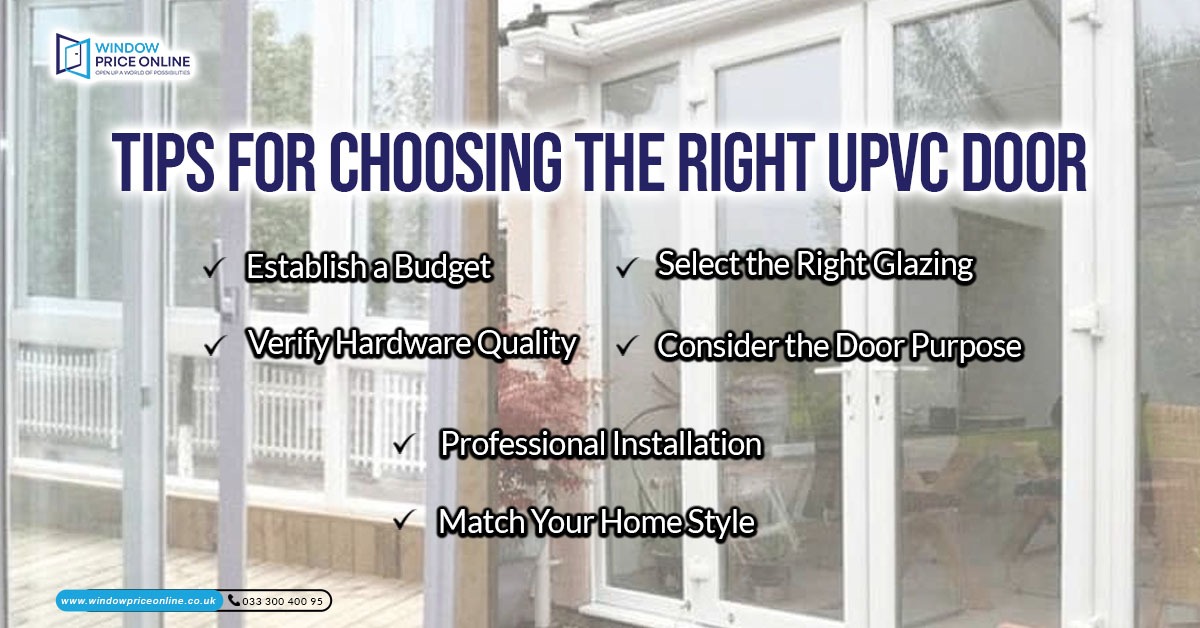 Tips for Choosing the Right uPVC Door Tips for Choosing the Right uPVC Door