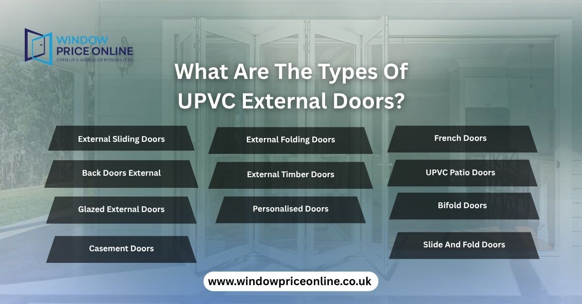 What Are The Types Of UPVC External Doors