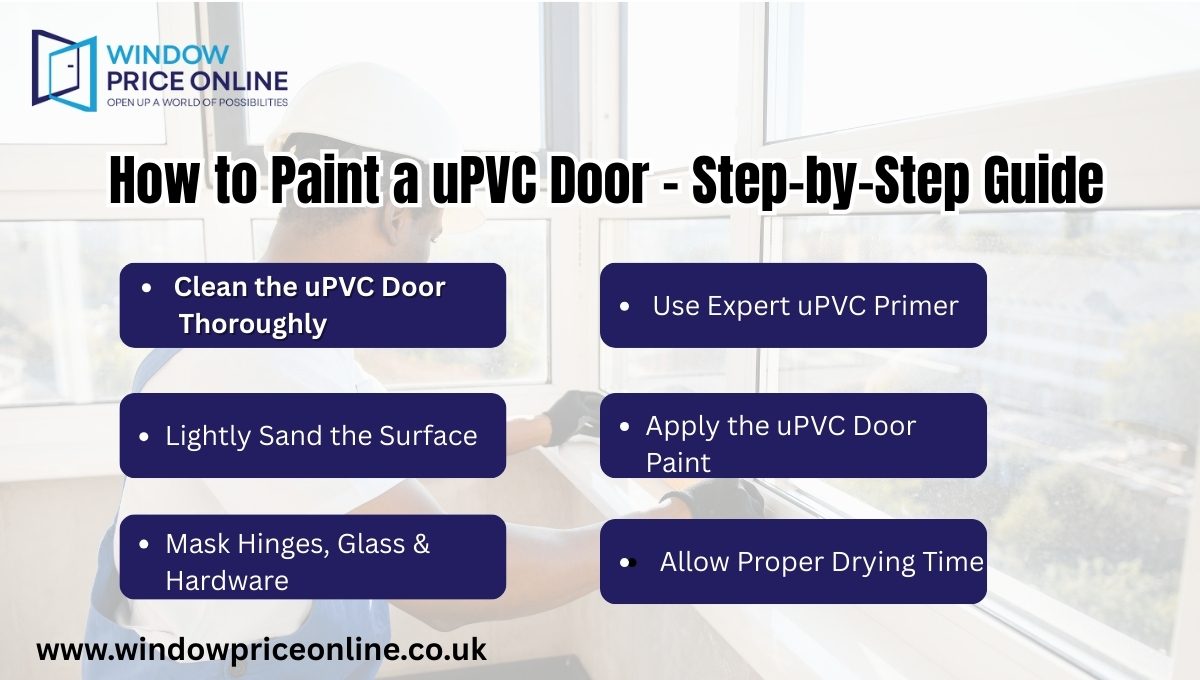 How to Paint a uPVC Door - Step-by-Step Guide