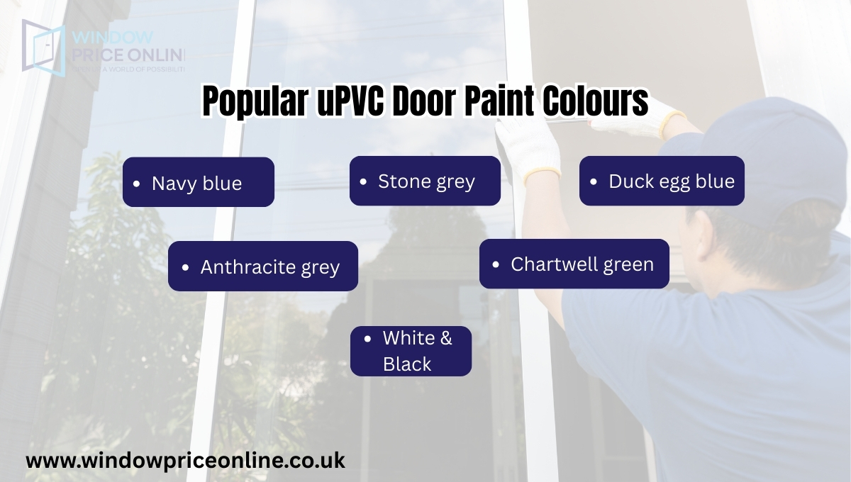 Popular uPVC Door Colours