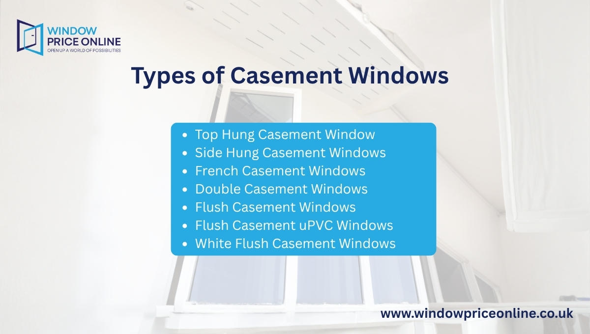 Types of Casement Windows
