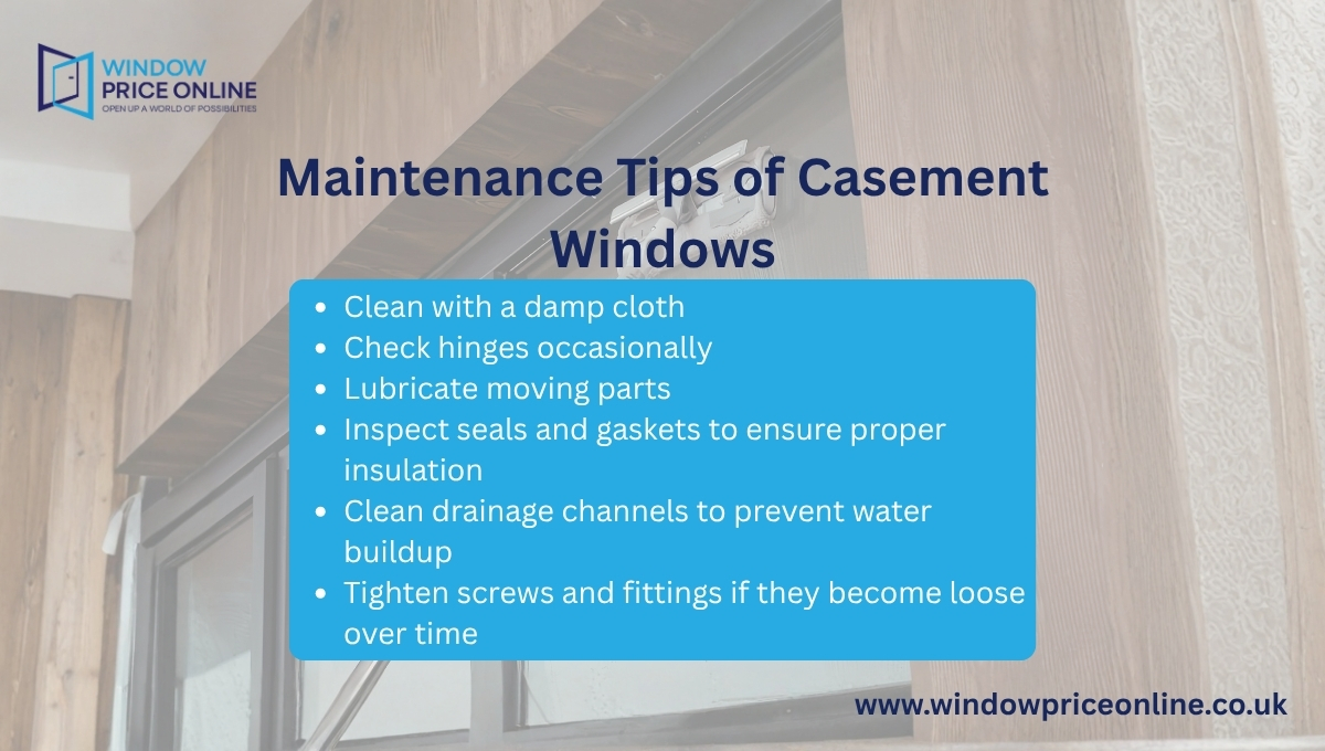 Maintenance Tips of Casement Windows