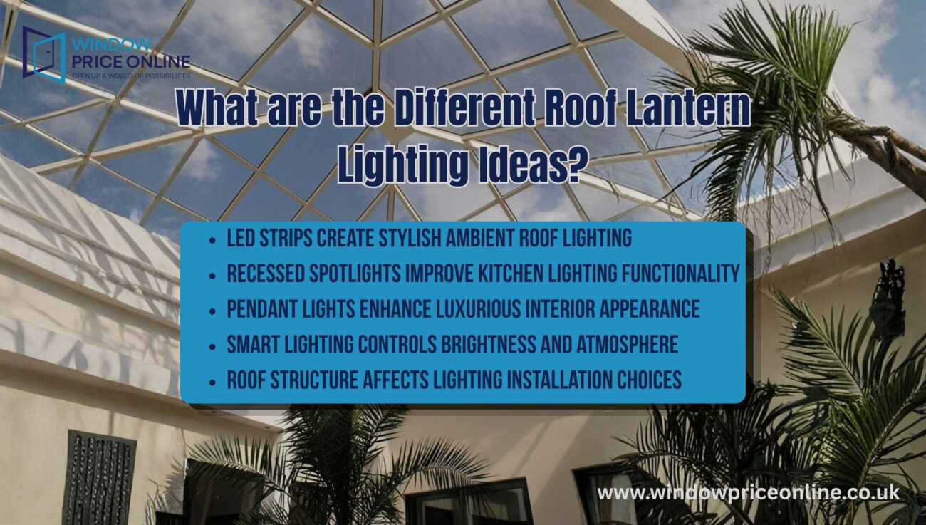 What are the Different Roof Lantern Lighting Ideas
