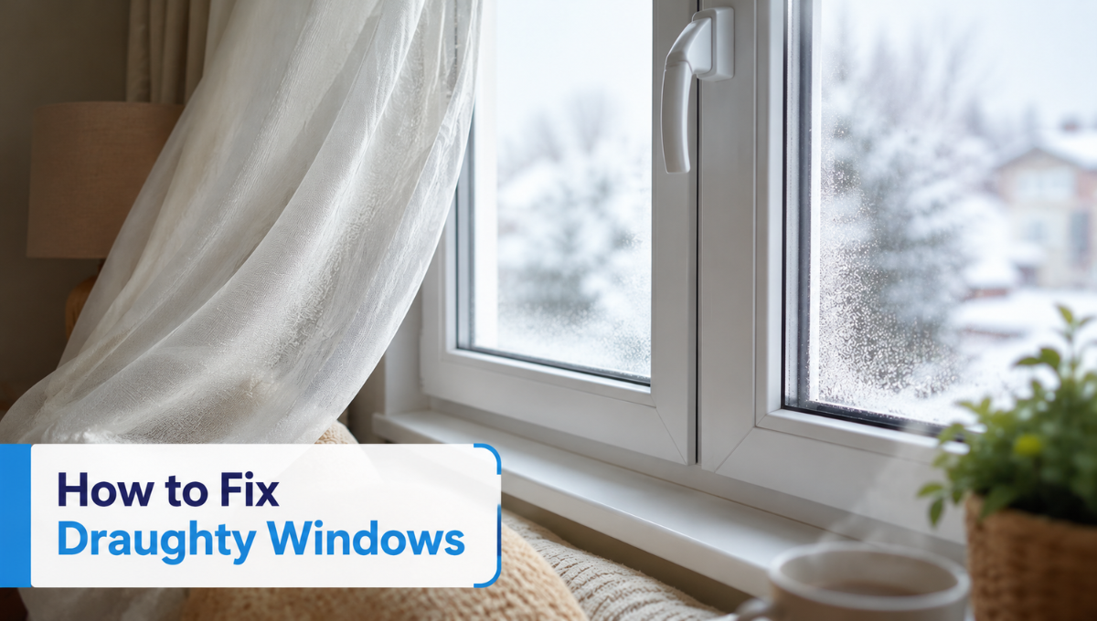 How to fix Draughty Windows?