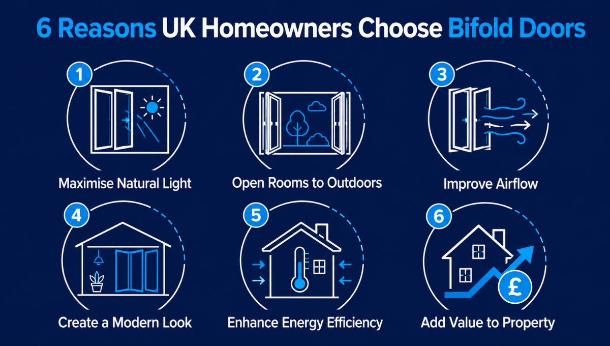 6 Reasons UK Homeowners Choose Bifold Doors 6 Reasons UK Homeowners Choose Bifold Doors