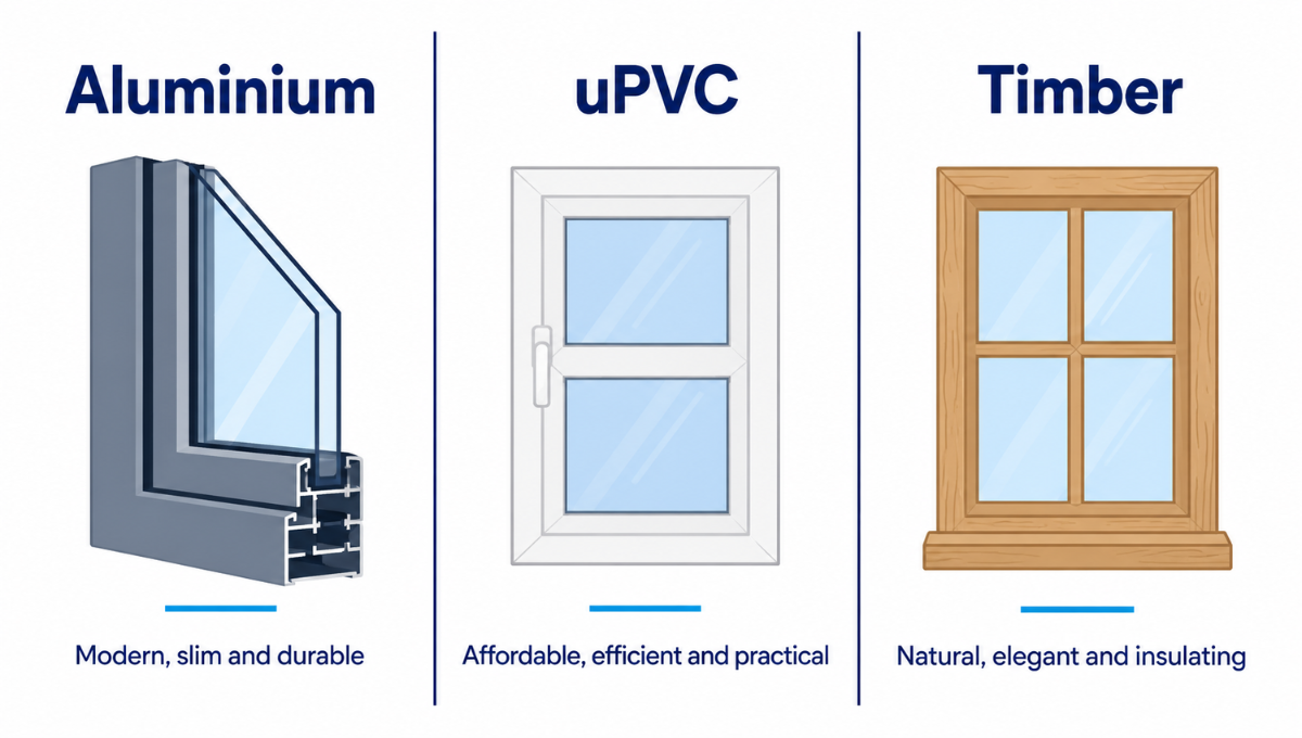 Types of Bifold Door Materials Types of Bifold Door Materials
