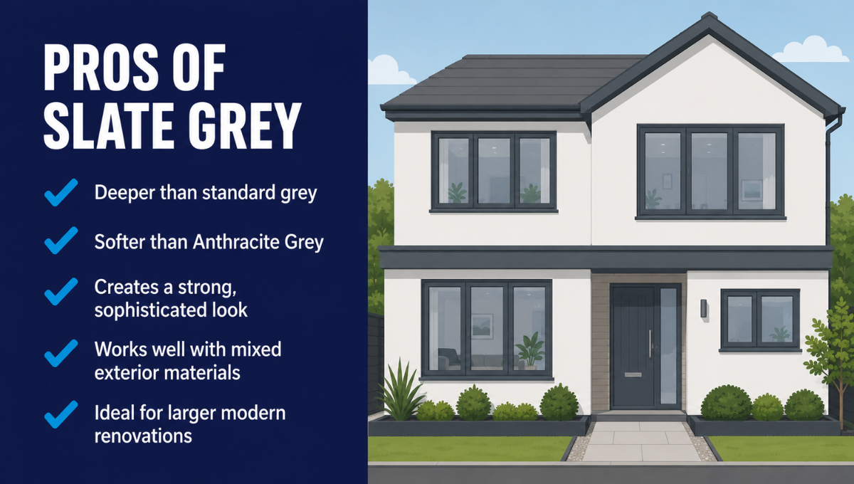 Slate Grey uPVC Windows Slate Grey uPVC Windows