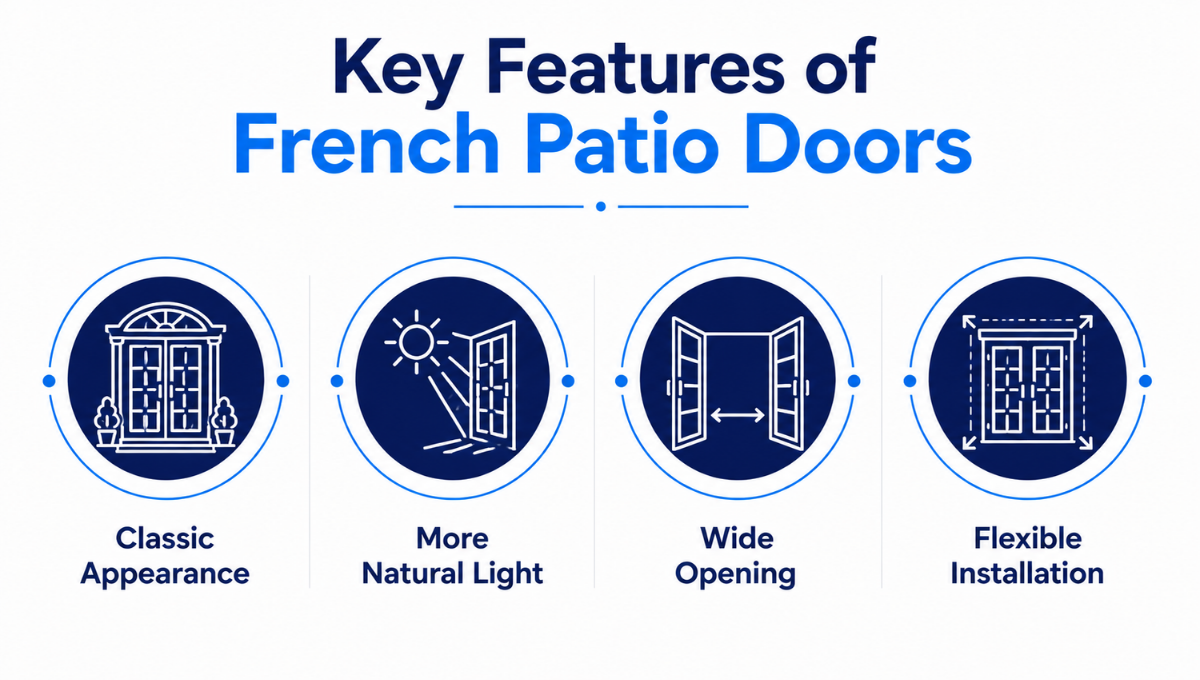 Key Features of French Patio Doors Key Features of French Patio Doors