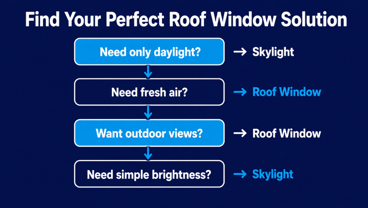 Find Your Perfect Roof Window Solution Find Your Perfect Roof Window Solution