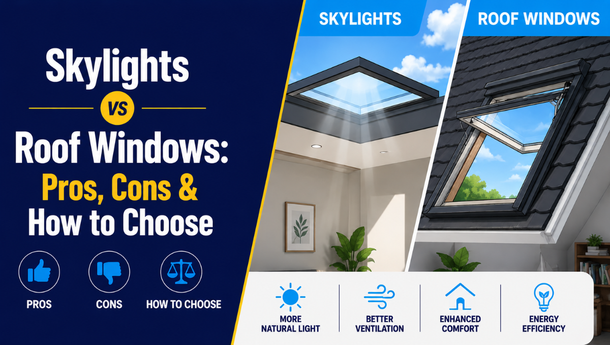 Skylights vs Roof Windows Pros, Cons & How to Choose
