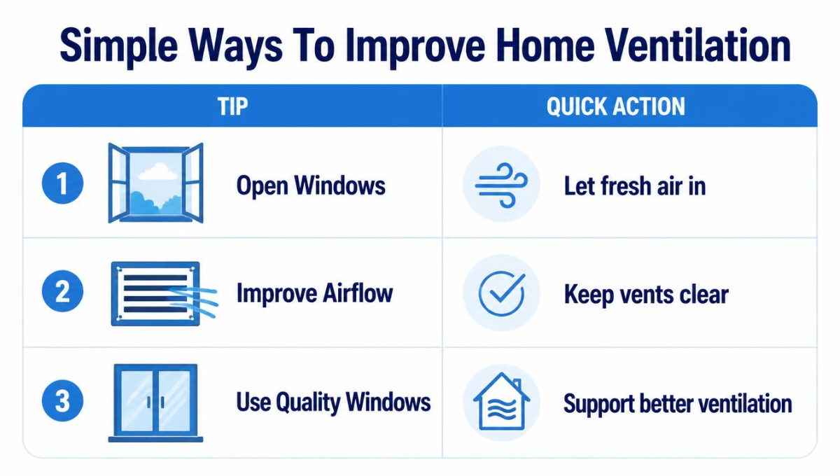 Simple Ways To Improve Home Ventilation