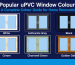 Popular uPVC Window Colours Chart for Home Renovation